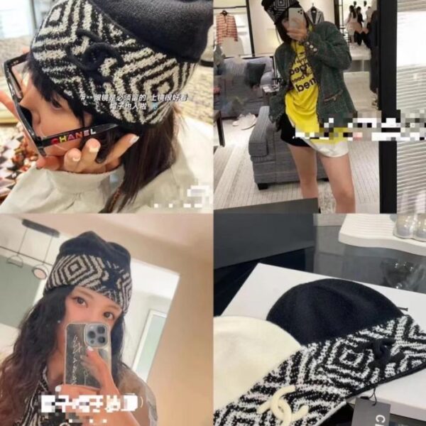 replica,repliche,fake,1:1,earrings,bracelet,ring,jewelry Berretto lavorato a maglia CHANEL (9CFFI)