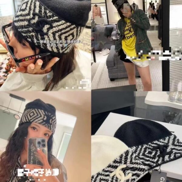 replica,repliche,fake,1:1,earrings,bracelet,ring,jewelry Berretto lavorato a maglia CHANEL (ICUPM)