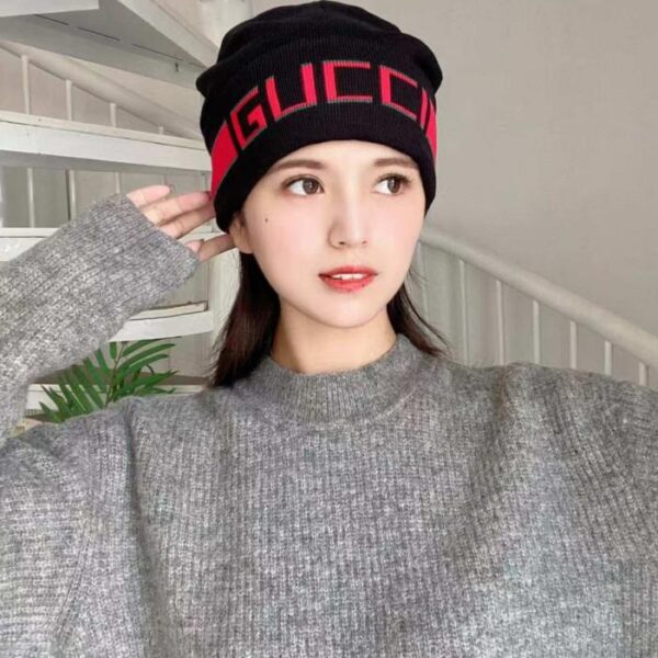 replica,repliche,fake,1:1,earrings,bracelet,ring,jewelry Cappello originale GUCCI sito ufficiale nuovo prodotto fascia decorata cappello lavorato a maglia (AU9DF)