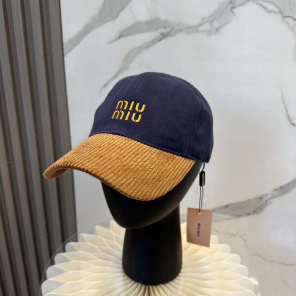 replica,repliche,fake,1:1,earrings,bracelet,ring,jewelry Cappellino da baseball in velluto a coste autunno e inverno MIUMIU (QJVQ2)