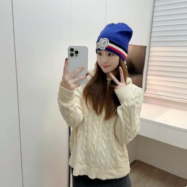 replica,repliche,fake,1:1,earrings,bracelet,ring,jewelry MONCLER Sito Ufficiale Classico Cappello Lavorato a Maglia Unisex 70% Lana 30% Pelliccia di Coniglio (U1BGQ)