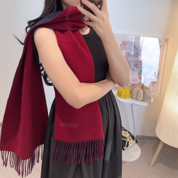replica,repliche,fake,1:1,earrings,bracelet,ring,jewelry Sciarpa in cashmere double face HERMFS Paris Fashion Show (3VG2I)