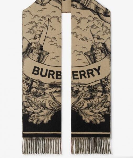 replica,repliche,fake,1:1,earrings,bracelet,ring,jewelry Scialle double-face Burberry Warhorse Knight (BKXT8)