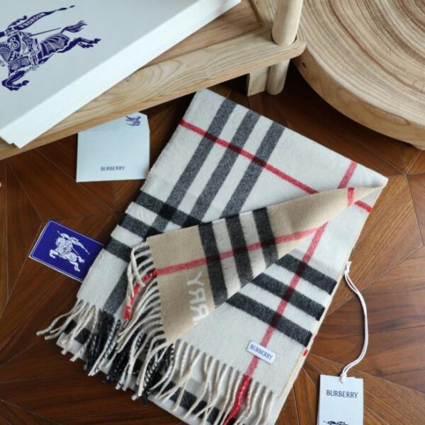 replica,repliche,fake,1:1,earrings,bracelet,ring,jewelry Sciarpa in cashmere color block double-face Burberry (497YU)