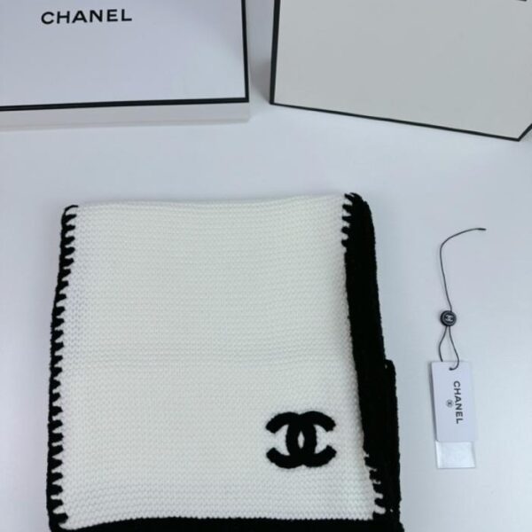 replica,repliche,fake,1:1,earrings,bracelet,ring,jewelry Sciarpa di lana lavorata a maglia Chanel (6H25Y)