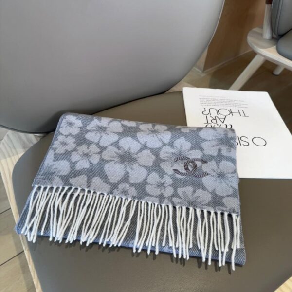 Sciarpa unisex in cashmere di alta qualità Chanel (31N7Z)
