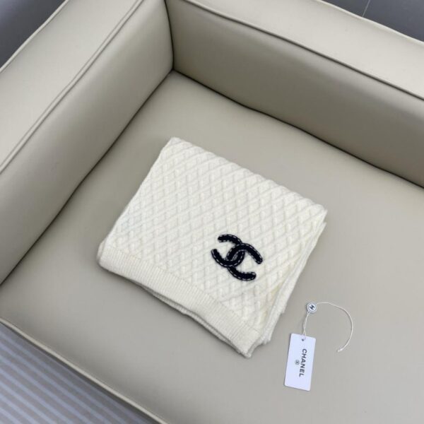 replica,repliche,fake,1:1,earrings,bracelet,ring,jewelry CHANEL classico motivo a rombi con doppia C, nuova sciarpa classica in cashmere lavorato a maglia (QISAU)