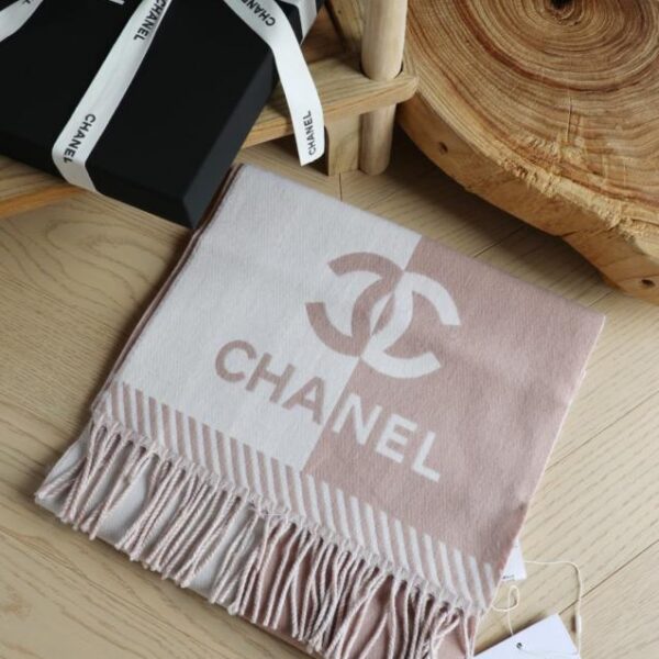 Sciarpa tricolore classica Chanel (YG3CJ)