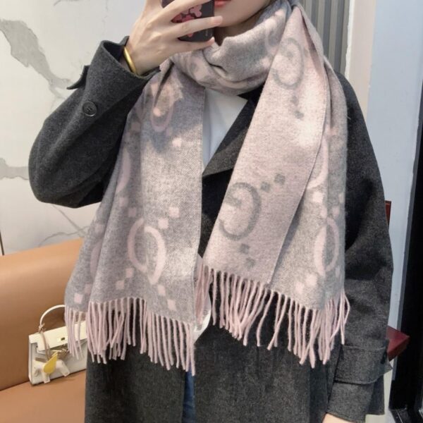 replica,repliche,fake,1:1,earrings,bracelet,ring,jewelry Gucci New Big G Sciarpa in cashmere double-face (HZWP8)