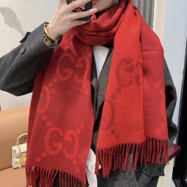 replica,repliche,fake,1:1,earrings,bracelet,ring,jewelry Gucci New Big G Sciarpa in cashmere double-face (M6U6U)