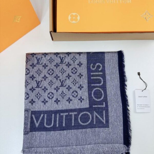 replica,repliche,fake,1:1,earrings,bracelet,ring,jewelry Sciarpa quadrata in seta e cashmere LV (TPNFS)