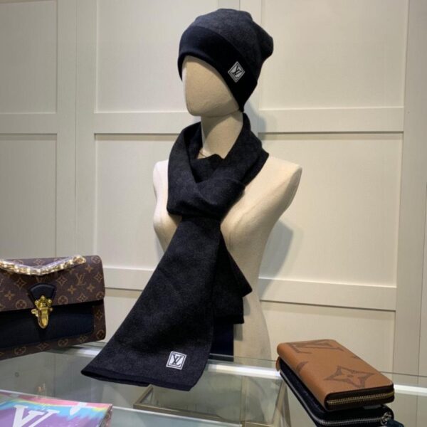 replica,repliche,fake,1:1,earrings,bracelet,ring,jewelry Sito ufficiale Louis Vuitton Nuovo set di lana e cashmere, cappello + sciarpa, stile unisex (N7P7W)