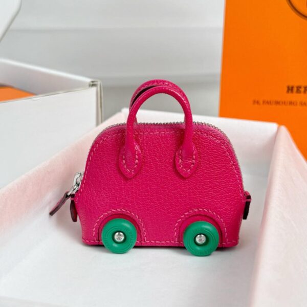 replica,repliche,fake,1:1,earrings,bracelet,ring,jewelry Portachiavi con ciondolo per borsa Bolide️ Hermes Mini Bowling Bag (XND9G)