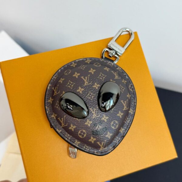 replica,repliche,fake,1:1,earrings,bracelet,ring,jewelry Nuovo ciondolo per borsa con auricolari alieni Louis Vuitton M02429 tricolore (86YWQ)