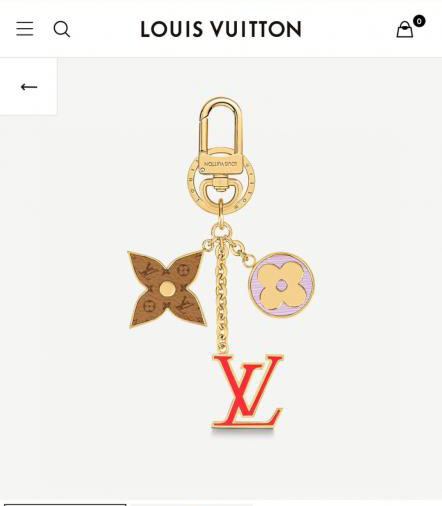 replica,repliche,fake,1:1,earrings,bracelet,ring,jewelry Ciondolo portachiavi per borsa LV M00556 Spring Street, ciondolo per borsa e portachiavi (9KQMT)