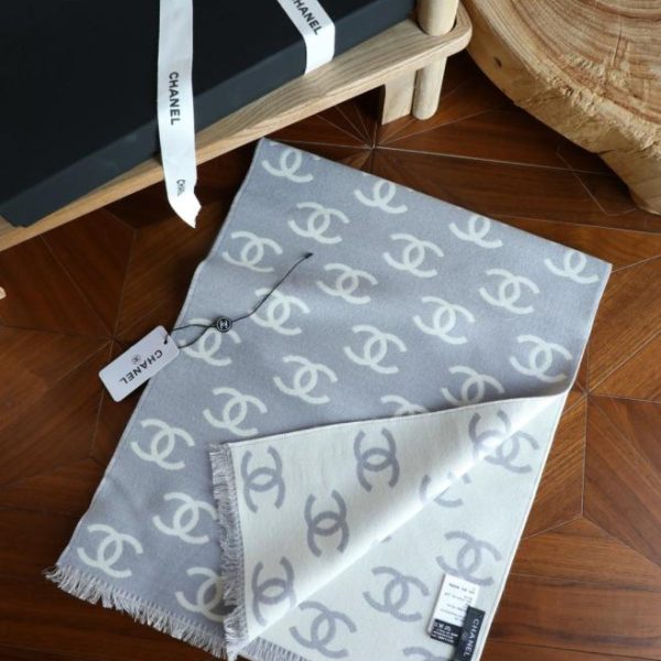 replica,repliche,fake,1:1,earrings,bracelet,ring,jewelry Sciarpa Chanel Double C, stile classico, sciarpa reversibile (0S8RM)