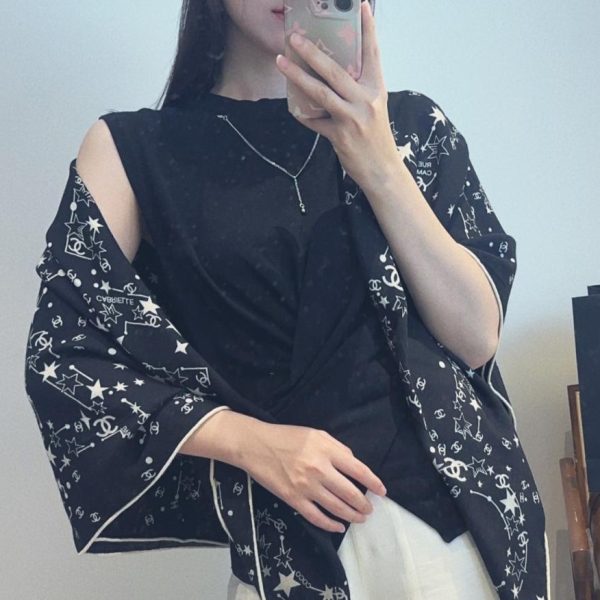 replica,repliche,fake,1:1,earrings,bracelet,ring,jewelry Sciarpa Chanel (4FA96)