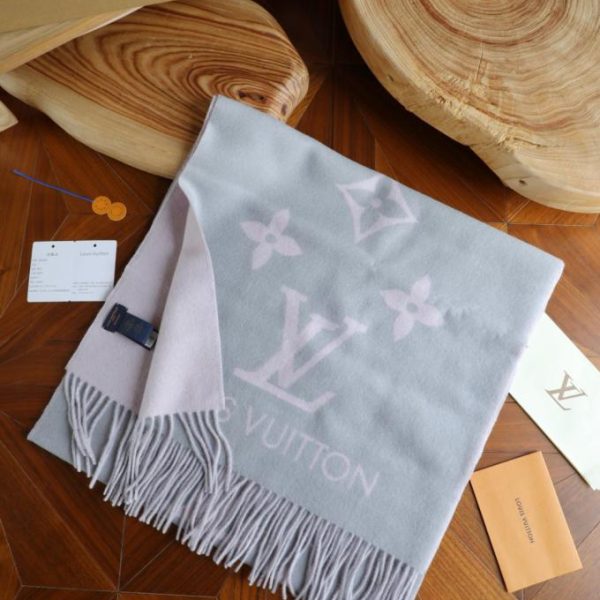 replica,repliche,fake,1:1,earrings,bracelet,ring,jewelry Versione in cashmere LV, design originale con scheggiature, lavorazione artigianale originale, sciarpa spessa e calda, cuciture overlock su entrambi i lati per evitare sfilacciamenti (4U4OU).