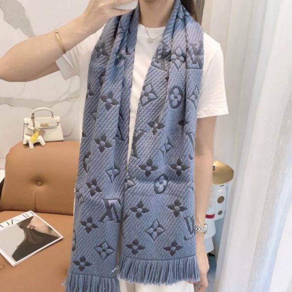 replica,repliche,fake,1:1,earrings,bracelet,ring,jewelry Sciarpa in lana autunno/inverno Louis Vuitton, sciarpa/scialle in cashmere spesso e caldo (1SLD3)