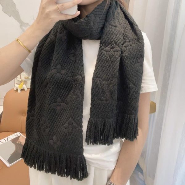 replica,repliche,fake,1:1,earrings,bracelet,ring,jewelry Sciarpa in lana autunno/inverno Louis Vuitton, sciarpa/scialle in cashmere spesso e caldo (M8TBB)