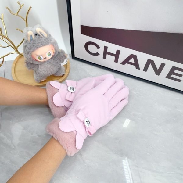 replica,repliche,fake,1:1,earrings,bracelet,ring,jewelry Guanti con fiocco da donna MIUMIU (L5JKY)