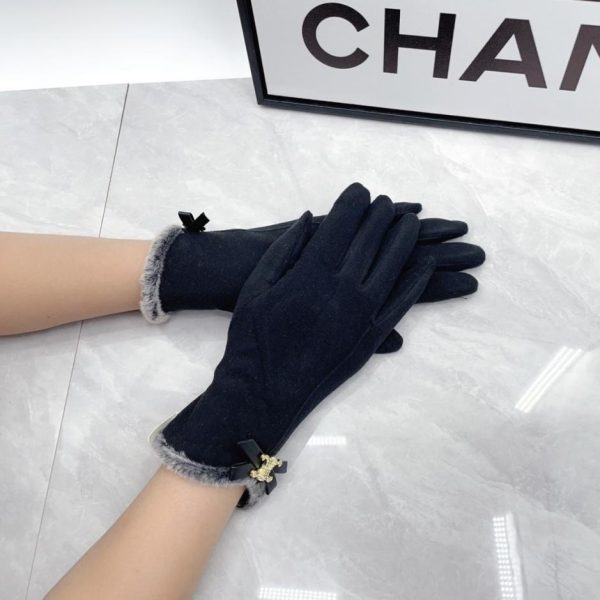 replica,repliche,fake,1:1,earrings,bracelet,ring,jewelry Guanti in pelle di agnello da donna Celine (U43OH)