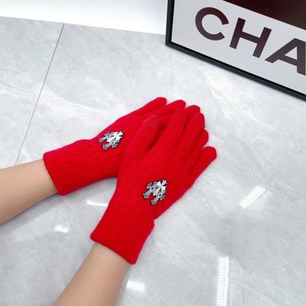 replica,repliche,fake,1:1,earrings,bracelet,ring,jewelry Guanti in lana Chrome Hearts (545SM)