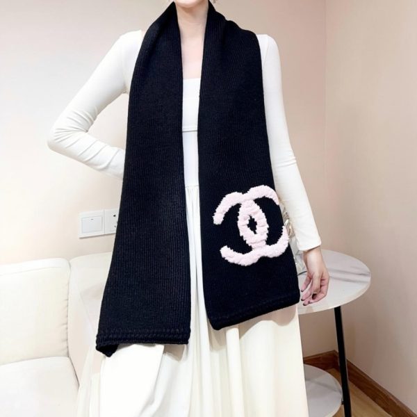 replica,repliche,fake,1:1,earrings,bracelet,ring,jewelry Nuovi arrivi Chanel autunno/inverno – Sciarpa in cashmere (5TKI4)