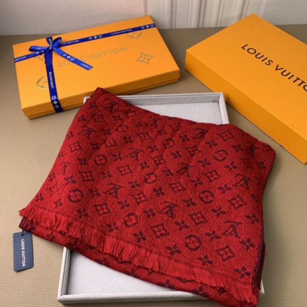 replica,repliche,fake,1:1,earrings,bracelet,ring,jewelry Sciarpa Louis Vuitton Mono con motivo intrecciato (WR4ZE)