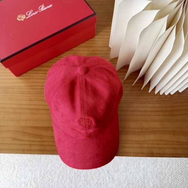 replica,repliche,fake,1:1,earrings,bracelet,ring,jewelry Loro Piana Nuovo berretto da baseball in pelle scamosciata di fascia alta (FGG5C)