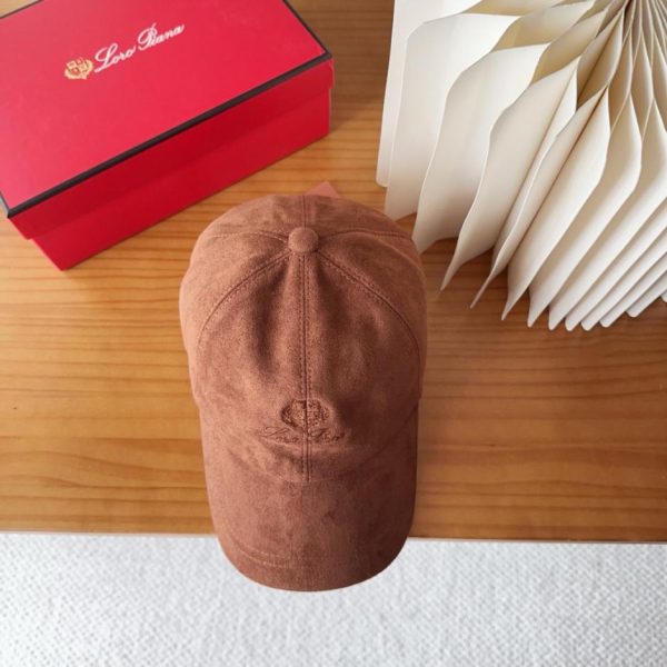 replica,repliche,fake,1:1,earrings,bracelet,ring,jewelry Loro Piana Nuovo berretto da baseball in pelle scamosciata di fascia alta (ZU6WL)