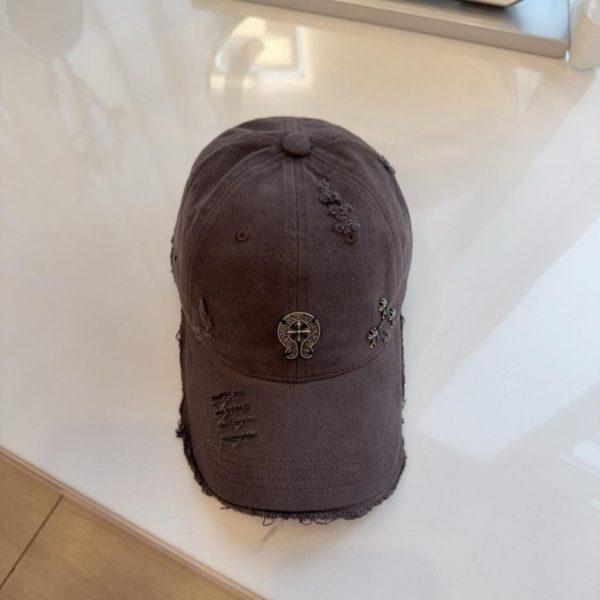 Cappellino da baseball spazzolato Chrome Hearts New (9289D)