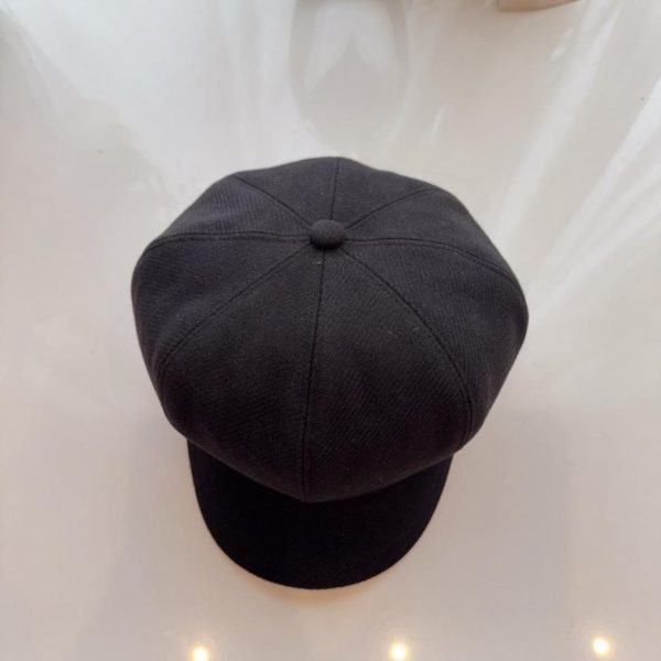 replica,repliche,fake,1:1,earrings,bracelet,ring,jewelry Cappellino da allibratore ottagonale in lana spessa Louis Vuitton autunno/inverno (S4WL6)