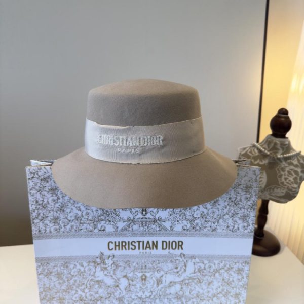 Cappello a secchiello in lana Dior autunno/inverno 2020, 100% lana, circonferenza della testa 57 cm (RLD0A)
