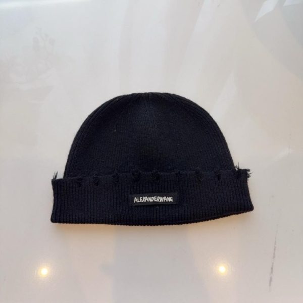 replica,repliche,fake,1:1,earrings,bracelet,ring,jewelry Nuovo berretto a forma di melone di Alexander Wang per l’inizio dell’autunno, cappello lavorato a maglia ampio e casual, stile unisex (1N72I)