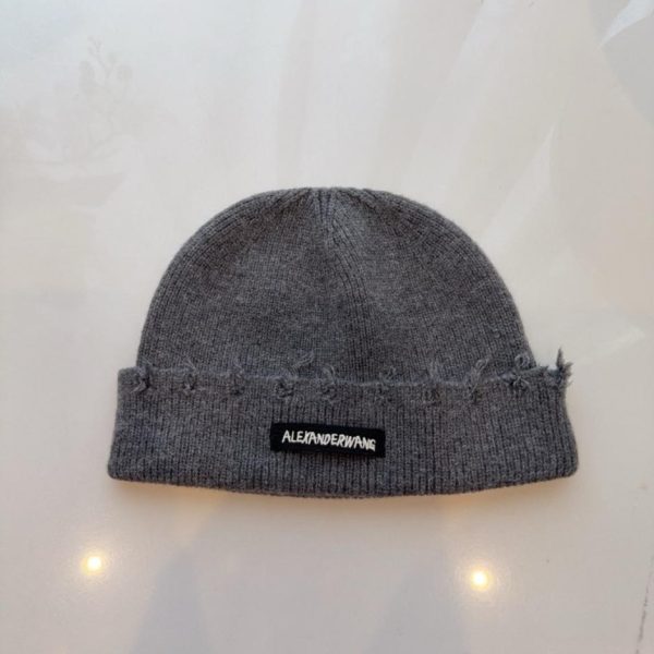 replica,repliche,fake,1:1,earrings,bracelet,ring,jewelry Nuovo berretto a forma di melone di Alexander Wang, modello autunno-inverno, cappello lavorato a maglia ampio e casual, stile unisex (YX16U)