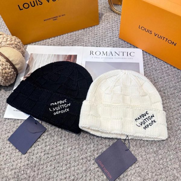 replica,repliche,fake,1:1,earrings,bracelet,ring,jewelry Berretto lavorato a maglia Louis Vuitton, stile unisex (4KOLO)