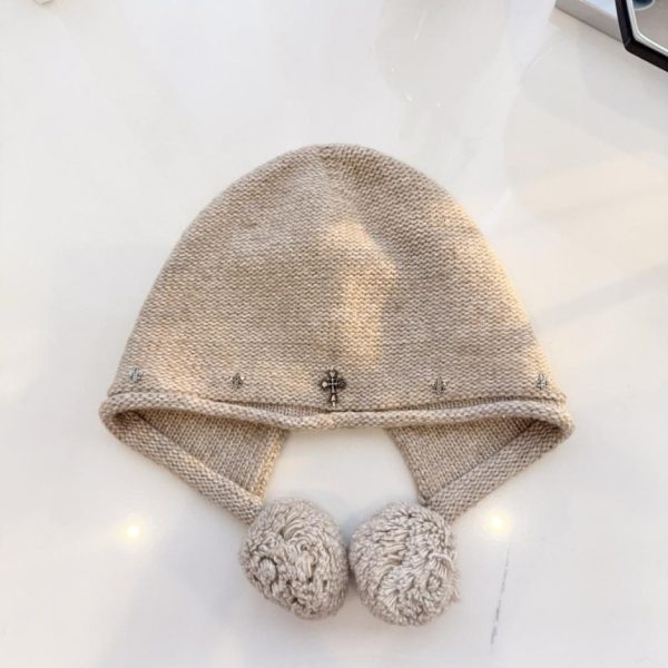 replica,repliche,fake,1:1,earrings,bracelet,ring,jewelry Cappello in maglia di lana Faraday, nuovo stile autunno/inverno di Chrome Hearts (FHHD7)
