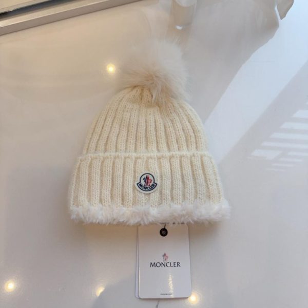 replica,repliche,fake,1:1,earrings,bracelet,ring,jewelry Nuovo cappello in lana lavorato a maglia di Moncler, spesso e caldo (392XV)