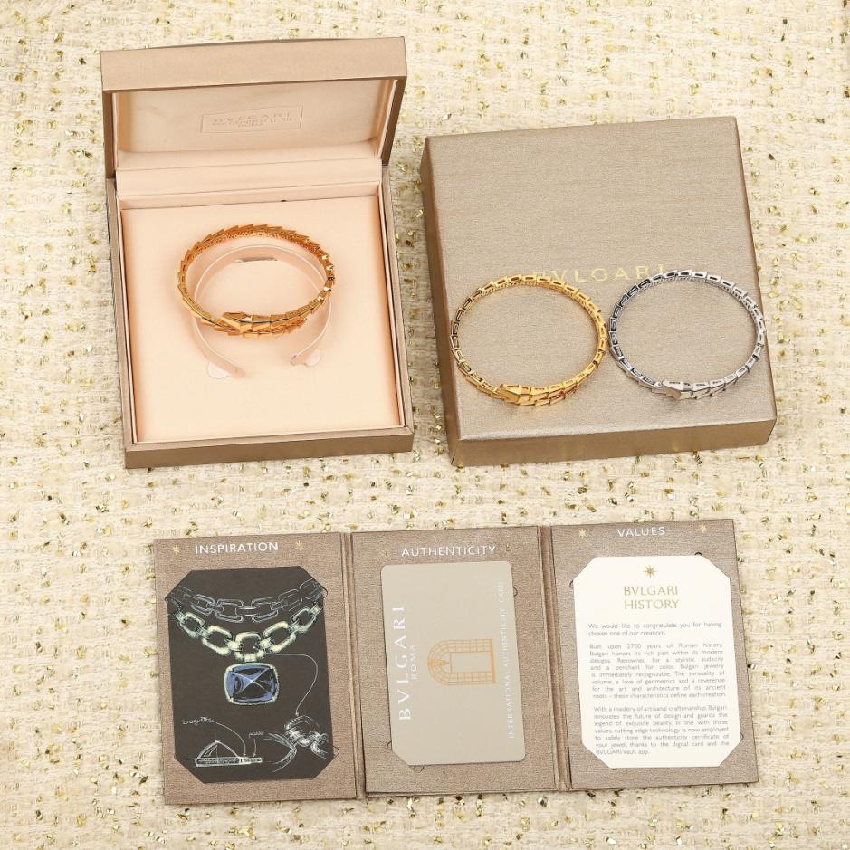 replica,repliche,fake,1:1,earrings,bracelet,ring,jewelry Contatore / Bracciale Serpenti, personalizzabile con oro vero e diamanti (IQG3D).