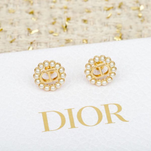 replica,repliche,fake,1:1,earrings,bracelet,ring,jewelry Contatore / 【Orecchini Dior con perle rotonde CD】(LY3IQ)