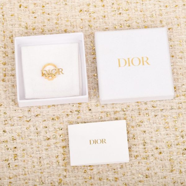 replica,repliche,fake,1:1,earrings,bracelet,ring,jewelry Contatore / 【Anello Dior Clover CD】(NV31W)