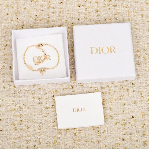 replica,repliche,fake,1:1,earrings,bracelet,ring,jewelry Contatore / 【Bracciale Dior Full Diamond Bow Pearl】(TSK1Z)