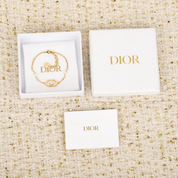 Contatore / 【Bracciale Dior CD Pearl】Ottone con cristalli Swarovski (4DSHZ)