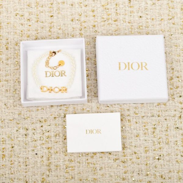 replica,repliche,fake,1:1,earrings,bracelet,ring,jewelry Contatore / 【Bracciale Dior con perle e lettere】(JO71T)