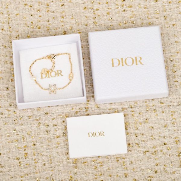 replica,repliche,fake,1:1,earrings,bracelet,ring,jewelry Contatore / 【Bracciale Dior Floral Pendant CD Pearl】(DIG2B)