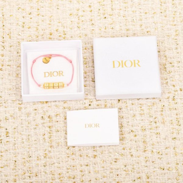 replica,repliche,fake,1:1,earrings,bracelet,ring,jewelry Contatore / 【Bracciale con perline quadrate Dior】(MKLRR)