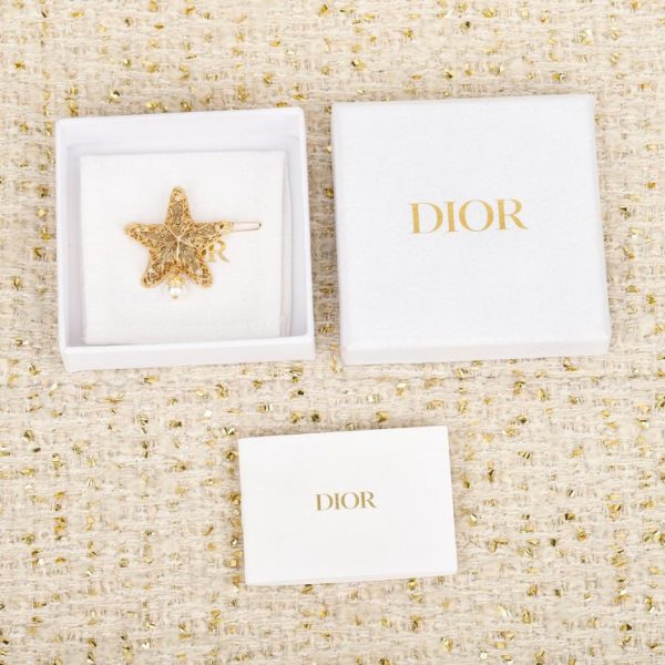 replica,repliche,fake,1:1,earrings,bracelet,ring,jewelry Contatore / 【Fermaglio per capelli Dior Starfish CD Pearl】(VT07G)