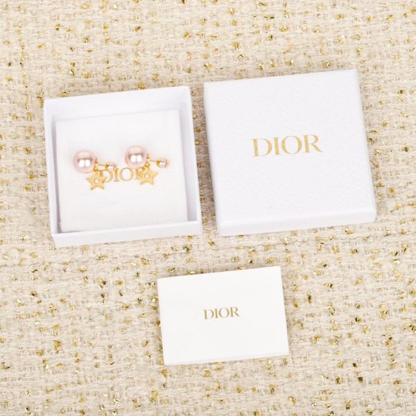 replica,repliche,fake,1:1,earrings,bracelet,ring,jewelry Contatore / 【Orecchini a bottone con perle a stella a cinque punte Dior 25】(1NHI9)