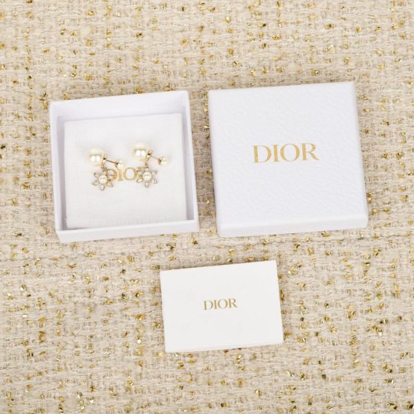 replica,repliche,fake,1:1,earrings,bracelet,ring,jewelry Contatore / 【Orecchini Dior con perle e girasole】(FOTQ2)